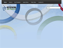 Tablet Screenshot of livekuhn.com